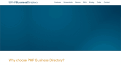 Desktop Screenshot of phpbusinessdirectory.com