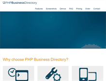 Tablet Screenshot of phpbusinessdirectory.com